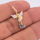 Dije San Miguel Arcangel 1.85gr / 1.7cm / Tres Oros 18K &