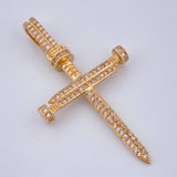 Dije Cruz Clavo 4gr / 4.7cm / Oro Amarillo 18K &