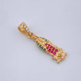 Dije Virgen de Guadalupe 1.3gr / 2.3cm / Oro Amarillo 18K &