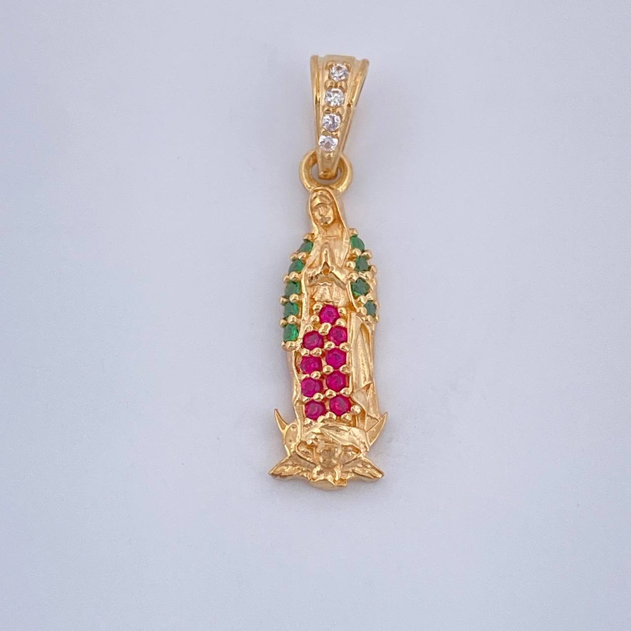 Dije Virgen de Guadalupe 1.3gr / 2.3cm / Oro Amarillo 18K &