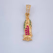 Dije Virgen de Guadalupe 1.3gr / 2.3cm / Oro Amarillo 18K &