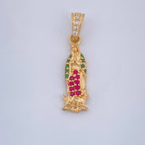Dije Virgen de Guadalupe 1.3gr / 2.3cm / Oro Amarillo 18K &