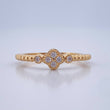 Anillo Solitario Trio 1.9gr / T5 3/4 / Oro Amarillo 18K &