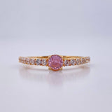 Anillo Solitario Tupido 2.05gr / T7 1/2 / Oro Amarillo 18K &