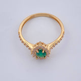 Anillo Ojo de Marqueza 2.15gr / T6 / Oro Amarillo 18K &