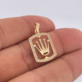 Dije Corona RX 1.75gr / 2.6cm / Oro Amarillo 18K &