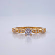 Anillo Solitario  1.8gr / T6 3/4 / Oro Amarillo 18K &