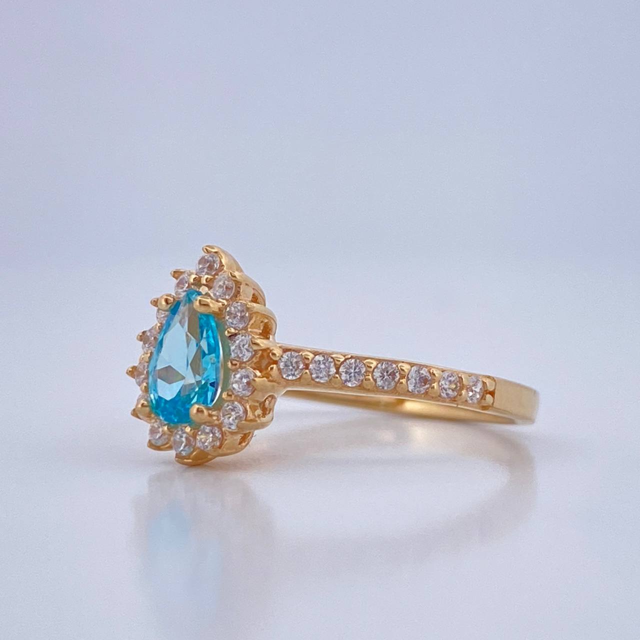 Anillo Ojo de Marqueza 2.25gr / T5 3/4 / Oro Amarillo 18K &