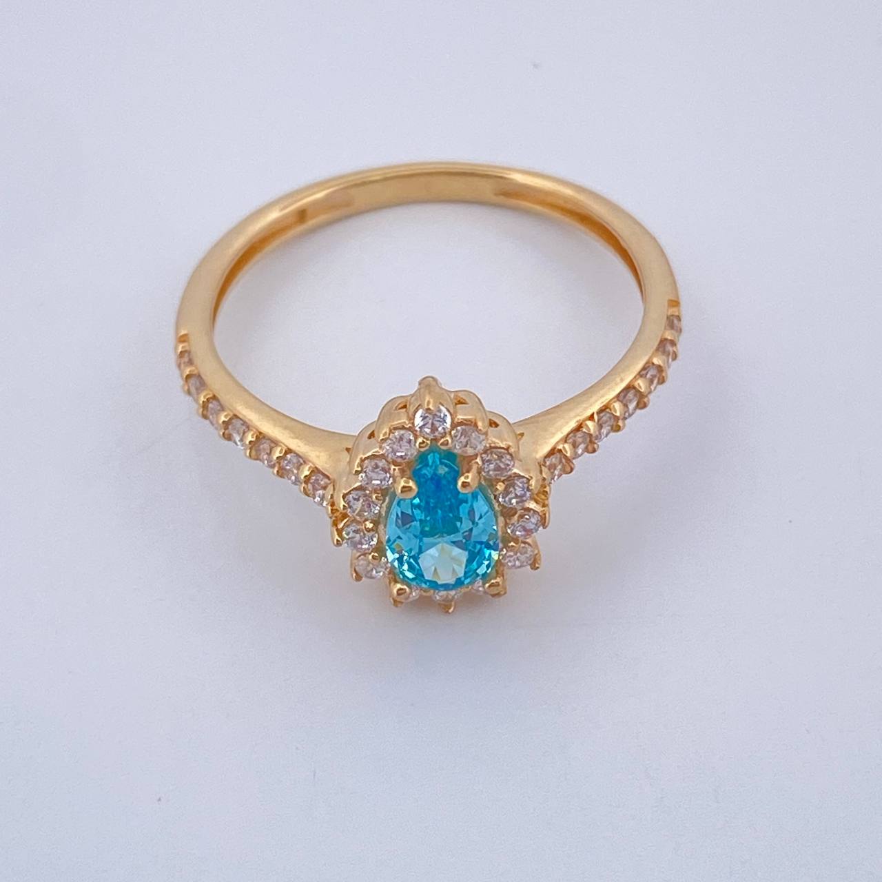 Anillo Ojo de Marqueza 2.25gr / T5 3/4 / Oro Amarillo 18K &