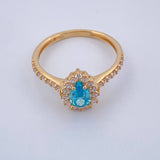 Anillo Ojo de Marqueza 2.25gr / T5 3/4 / Oro Amarillo 18K &