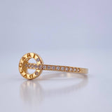 Anillo BV 1.65gr / T6 1/4 / Oro Amarillo 18K &