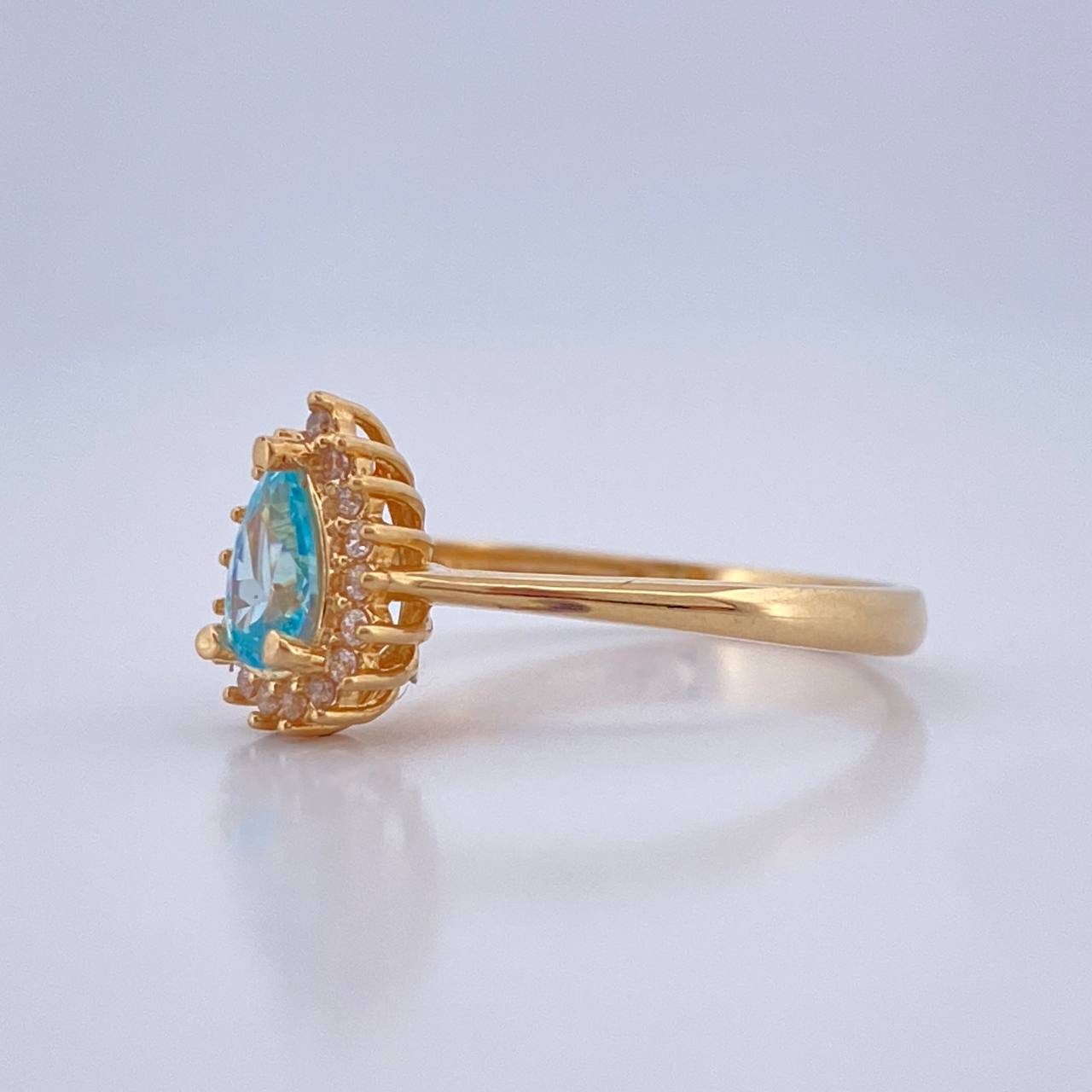 Anillo Ojo de Marqueza 2.25gr / T6 3/4 / Oro Amarillo 18K &