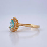 Anillo Ojo de Marqueza 2.25gr / T6 3/4 / Oro Amarillo 18K &