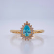 Anillo Ojo de Marqueza 2.25gr / T6 3/4 / Oro Amarillo 18K &