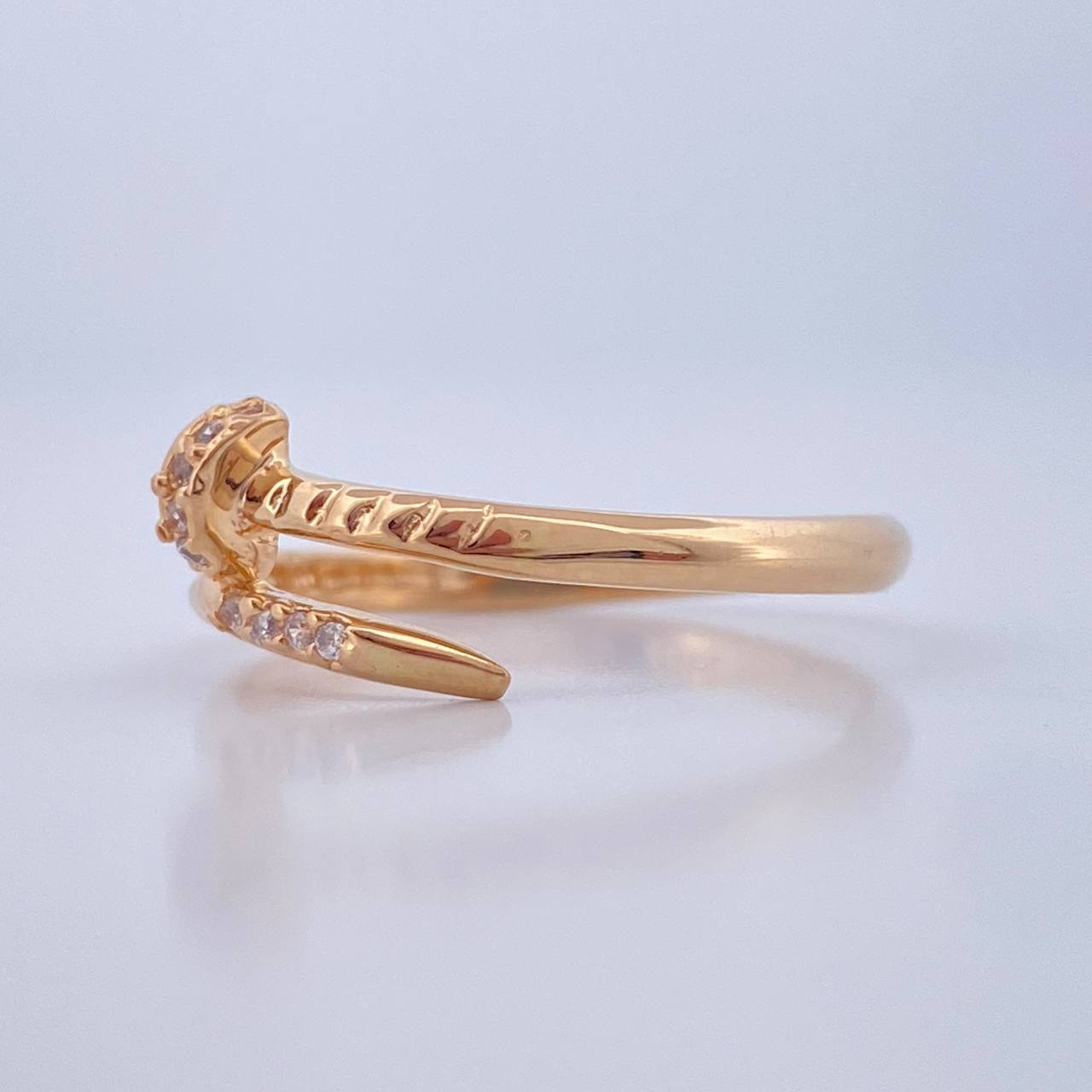 Anillo Clavo 1.8gr / T7 1/4 / Oro Amarillo 18K &