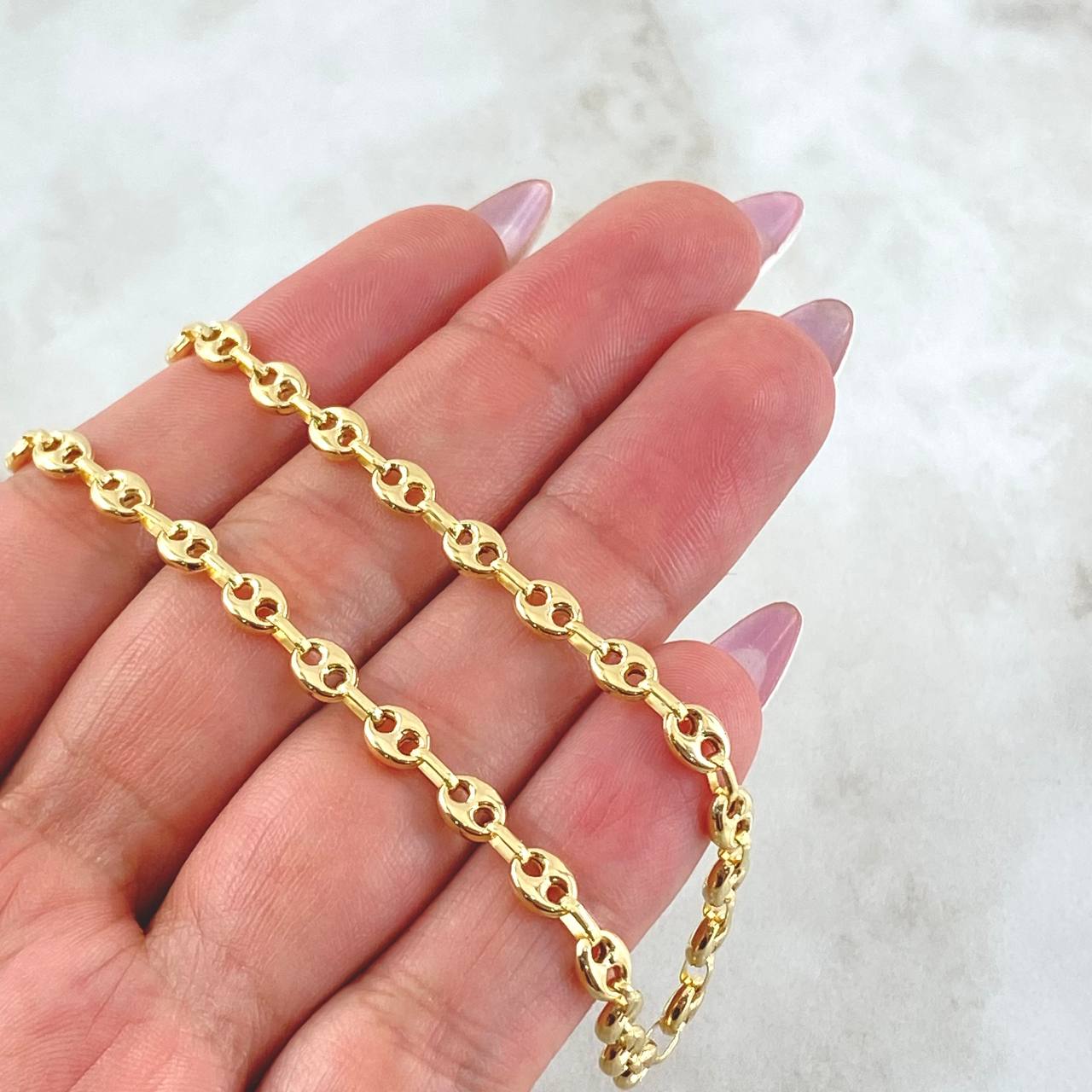 Cadena Gc 7.65gr / 50cm / 4.3mm Oro Amarillo 18K ©