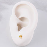 Topos Dúo Chispas 1.05g / 0.6cm Oro Amarillo 18K