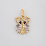 Dije Perro 1.4g / 2cm Tres Oros 18K