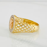 Anillo San Miguel Arcangel 5.2g / T11 Tres Oros 18K