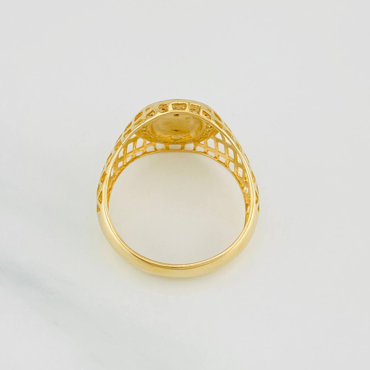 Anillo San Miguel Arcangel 5.2g / T11 Tres Oros 18K
