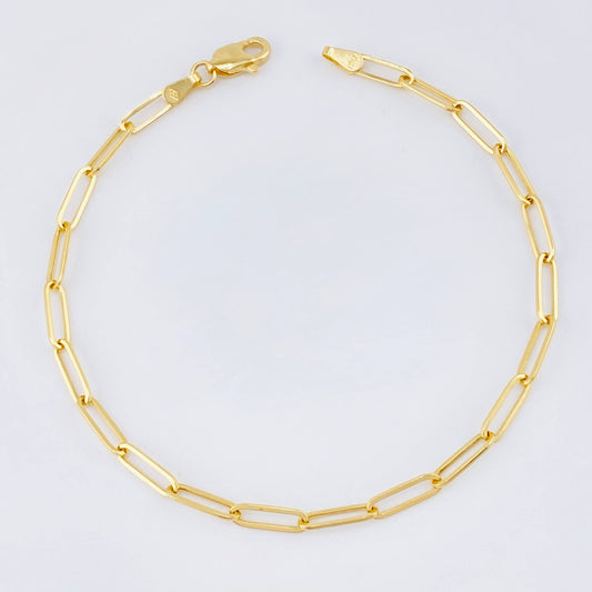 Pulso Cajon 1.85gr / 19cm / 3mm Oro Amarillo +3 18K *