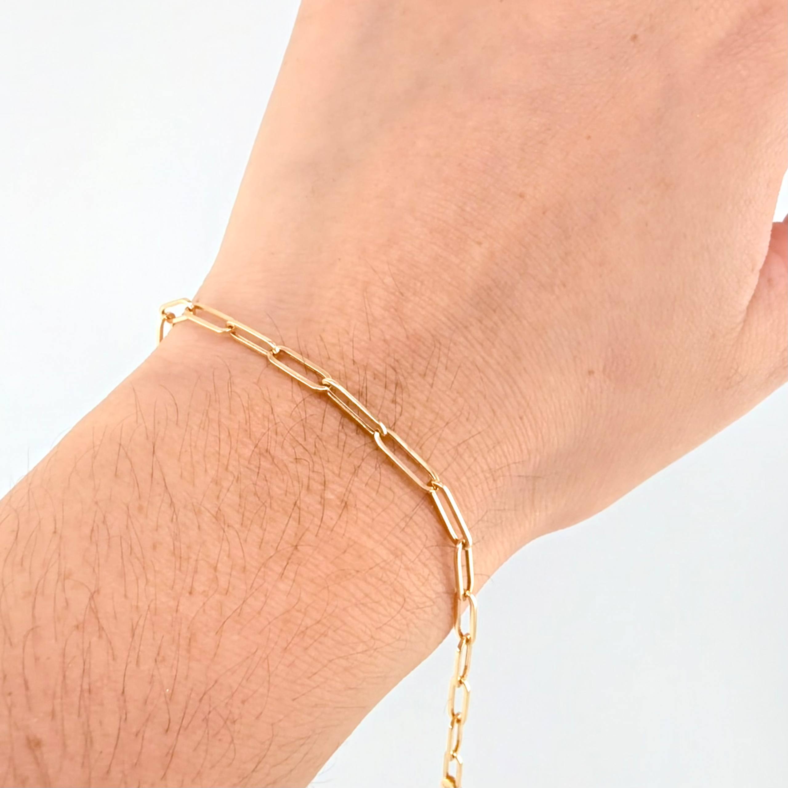 Pulso Cajon 1.9gr / 19cm / 3mm Oro Amarillo +3 18K