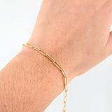 Pulso Cajon 1.85gr / 19cm / 3mm Oro Amarillo +3 18K *