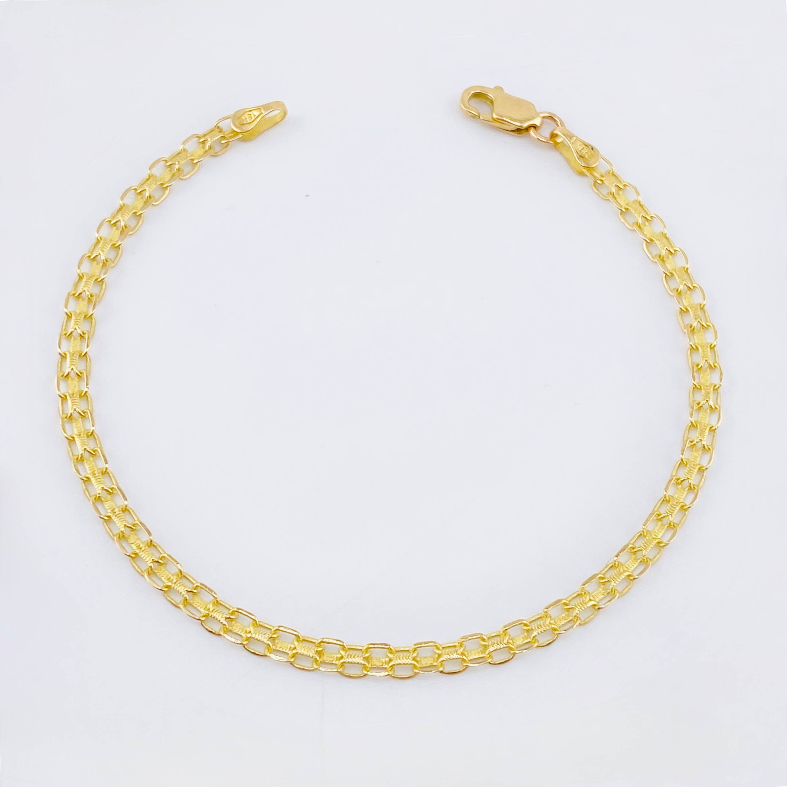 Pulso Chino 3gr / 19cm / 3.4mm Oro Amarillo Nac.Esp. 18K ©