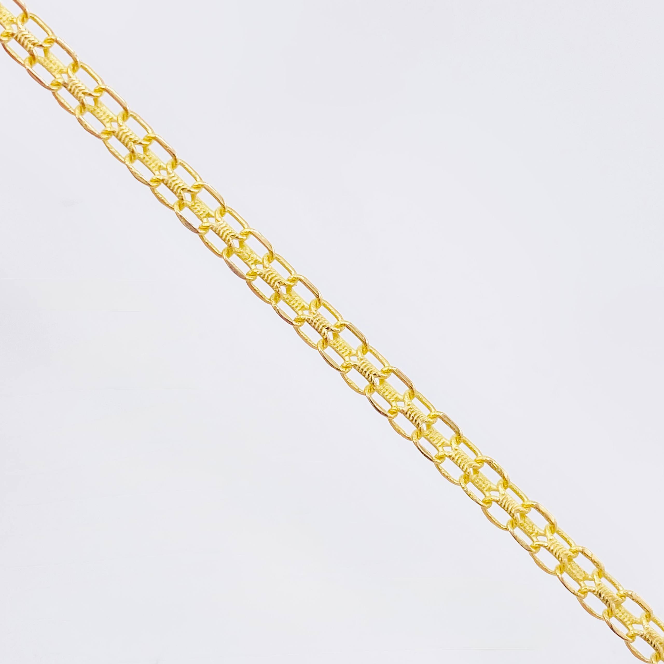 Pulso Chino 2.6gr / 19cm / 3.4mm Oro Amarillo Nac.Esp. 18K ©