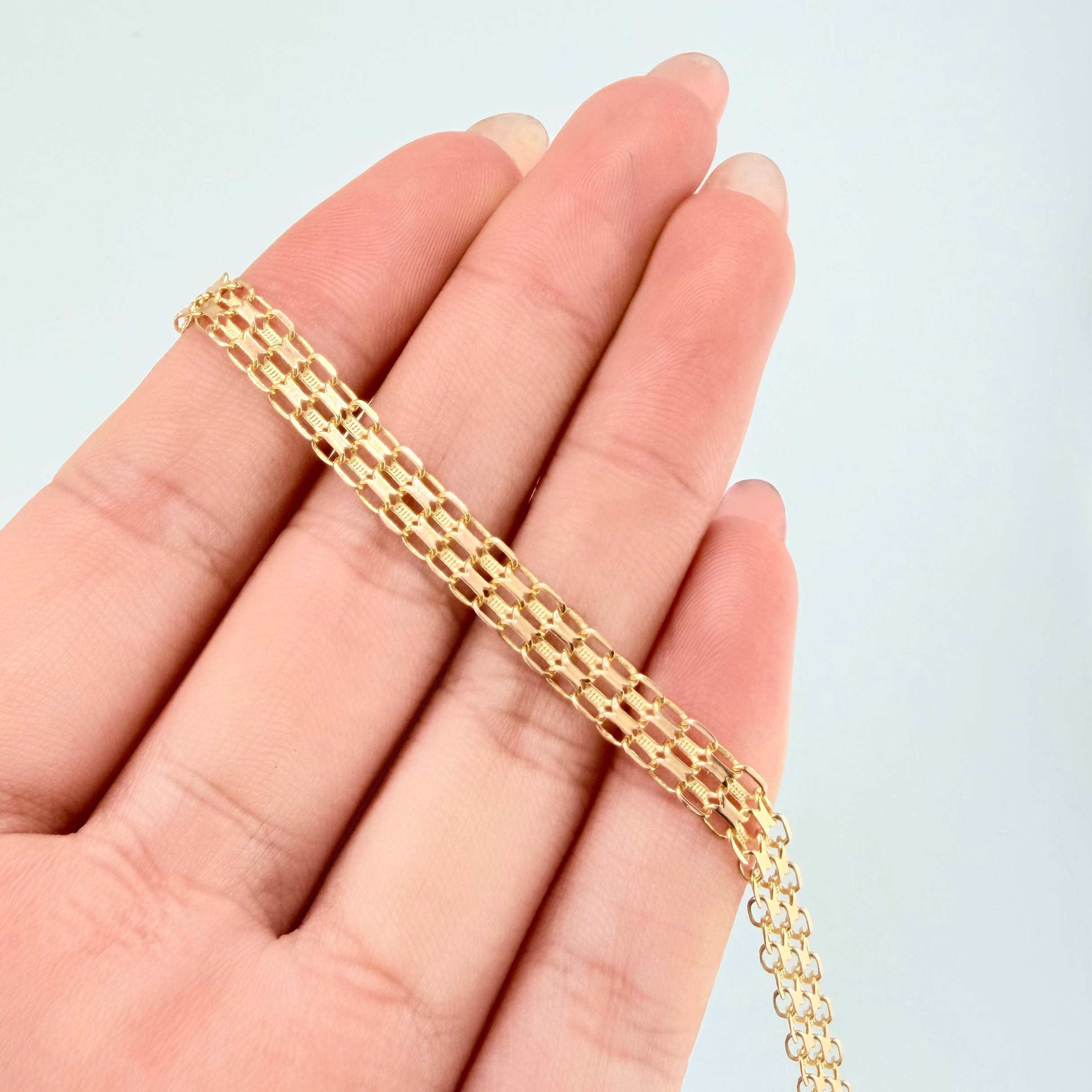 Pulso Chino 4.75gr / 19cm / 5.3mm Oro Amarillo Nac.Esp. 18K *