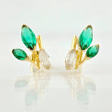 Topos Muerdago Tres Hojas 2.15gr / 1.5cm / Oro Amarillo 18K