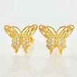 Topos Mariposa 1.4gr / 1cm / Oro Amarillo 18K *