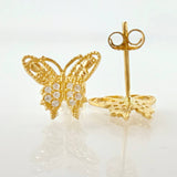 Topos Mariposa 1.4gr / 1cm / Oro Amarillo 18K *