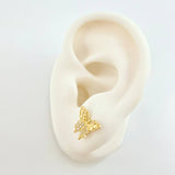 Topos Mariposa 1.4gr / 1cm / Oro Amarillo 18K *