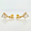 Topos Gota Cursiva 3.45gr / 1.7cm / Oro Amarillo 18K