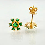 Topos Flor Invernal 2.35gr / 7mm Oro Amarillo 18K