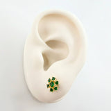 Topos Flor Invernal 2.35gr / 7mm Oro Amarillo 18K