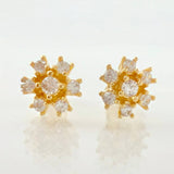 Topos Flor Invernal 2.45gr / 7mm Oro Amarillo 18K