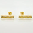 Topos Recta Impecable 2.05gr / 1.4cm / Oro Amarillo 18K