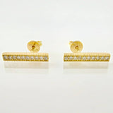 Topos Recta Impecable 2.05gr / 1.4cm / Oro Amarillo 18K