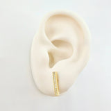 Topos Recta Impecable 2.05gr / 1.4cm / Oro Amarillo 18K