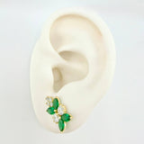 Topos Hoja En Secuencia 2.6gr / 1.5cm / Oro Amarillo 18K