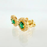 Topos Circulo Halo 1.95gr / 6mm Oro Amarillo 18K *