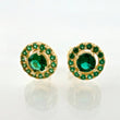 Topos Circulo Halo 1.95gr / 6mm Oro Amarillo 18K *