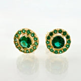Topos Circulo Halo 1.95gr / 6mm Oro Amarillo 18K *