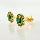 Topos Circulo Halo 1.95gr / 6mm Oro Amarillo 18K *