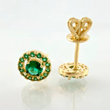 Topos Circulo Halo 1.95gr / 6mm Oro Amarillo 18K *