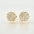 Topos Flor Canasta 2.65gr / 7mm Oro Amarillo 18K *