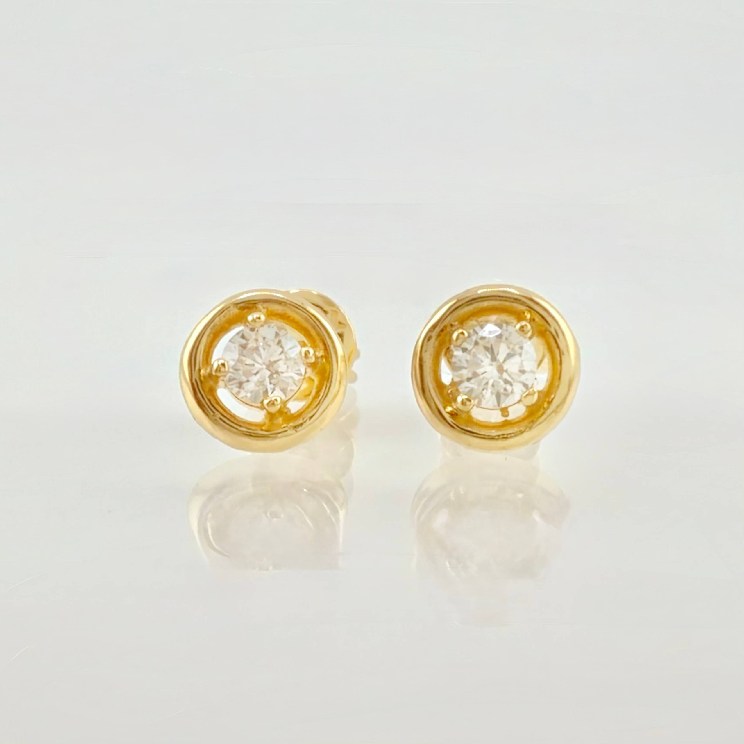 Topos Circulo Doble Liso 1.5gr / 5mm Oro Amarillo 18K