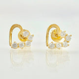 Topos Corazon Medio 1.6gr / 8mm Oro Amarillo 18K *
